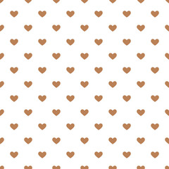  Seamless heart pattern background.Simple heart shape seamless pattern in diagonal arrangement. Love and romantic theme background.
