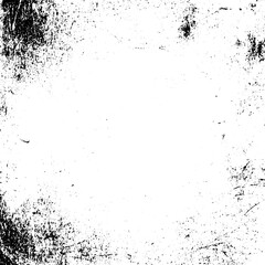 Rustic grunge texture with grain and stains. Abstract noise background. PNG graphic illustration with transparent background.