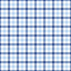 Seamless Blue Plaid Pattern.Stripes crossed horizontal and vertical lines.Seamless checkered pattern