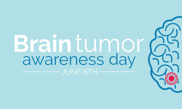 World Brain Tumor Day Vector Illustration. Suitable for greeting card, poster and banner. It is an overgrowth of cells in the brain that forms masses called tumors. 