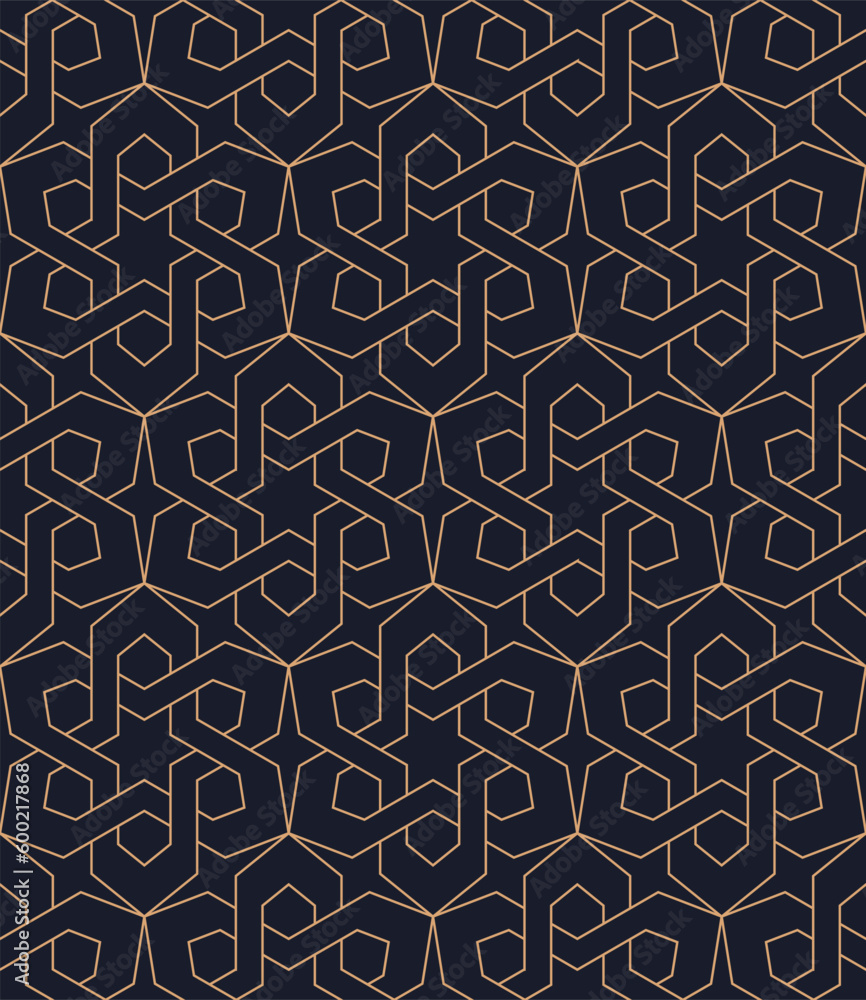 Wall mural vector seamless geometric pattern.linear pattern. wallpapers for your design. vector illustration.
