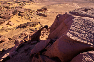 rocks in the desert