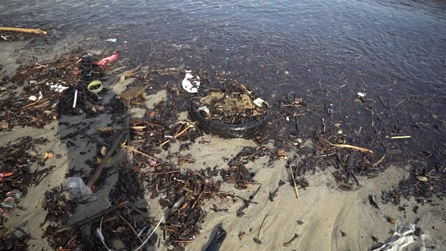 Contaminacion en los mares de santa Marha