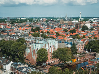 Fototapeta na wymiar Haarlem (The Netherlands). General view of the city