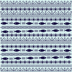 Cute fish Hand Drawn Background Pattern Design Vector, Colorful  design and backgrounds
 for print on fabric, surface, paper, wrapping.
