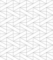 Elegant geometric seamless pattern.