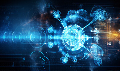 technology and diagnostics background for new and existing medical software, generative AI