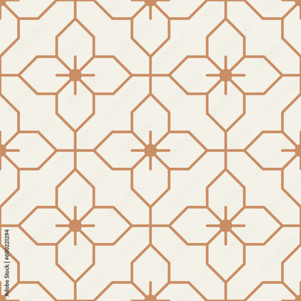 Wall mural vector seamless geometric pattern.linear pattern. wallpapers for your design. vector illustration.