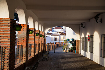 picturesque village of  Mijas. Costa del Sol, Andalusia, Spain