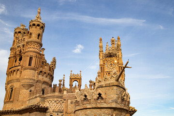  Colomares castle in Benalmadena, dedicated of Christopher Columbus - Spain