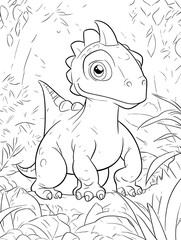 dinosaur coloring book for kids © Michal Sarna