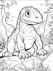 dinosaur coloring book for kids © Michal Sarna
