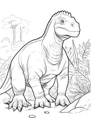 dinosaur coloring book for kids © Michal Sarna