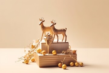 Christmas miniature gift decoration