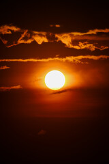 Beautiful sunset and sky 
