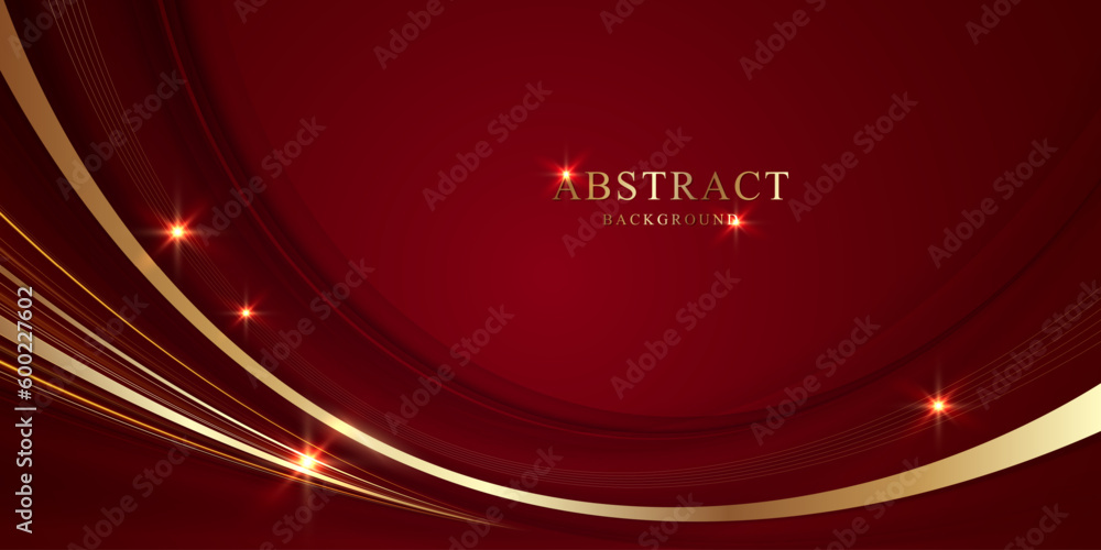 Aufkleber modern abstract luxury background with golden line elements and glow effect. vector eps10.