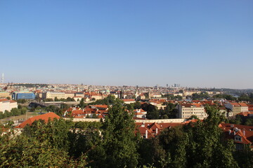 Fototapeta na wymiar Praga paisajes puestes torre de polvora puente de carlos