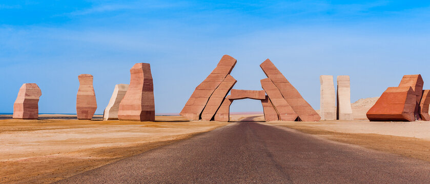 Entrance in the Ras Mohammed National Park in Sharm el Sheikh, Egypt
