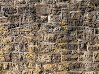 Medieval city wall as texture, background