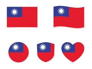Taiwan national flag icon