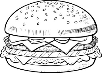 Hamberger Vector Art