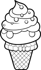 Kawaii Ice Cream Cone