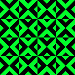 Geometric seamless pattern with rhombuses. Modern op art abstract background.