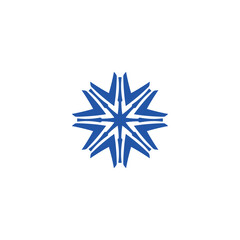 Premium monogram logo Luxury line logotype Universal symbol icon vector design