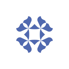 Premium monogram logo Luxury line logotype Universal symbol icon vector design