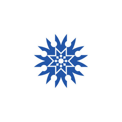 Premium monogram logo Luxury line logotype Universal symbol icon vector design