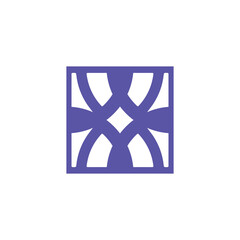 Premium monogram logo Luxury line logotype Universal symbol icon vector design