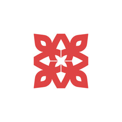 Premium monogram logo Luxury line logotype Universal symbol icon vector design