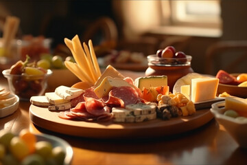 Freench cheese, fig. Gourmet table