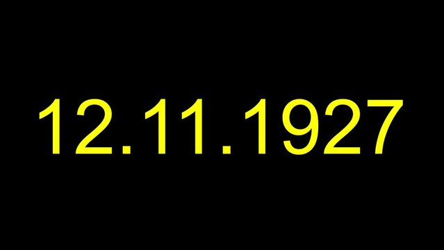 Ranodm Numerical Date