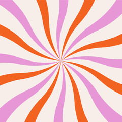 Retro wavy background with a vintage colors