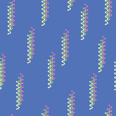 Vector multicolored zigzag figures pattern background. Perfect for fabric, scrapbooking, wallpaper projects