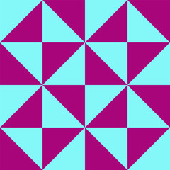 Geometric seamless pattern with triangles. Modern op art abstract background.