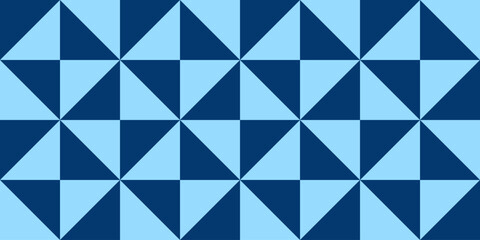 Fototapeta premium Geometric seamless pattern with triangles. Modern op art abstract background.
