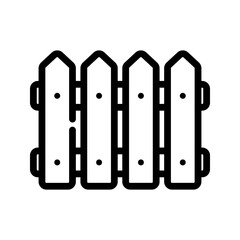 Fence icon. sign for mobile concept and web design. vector illustration