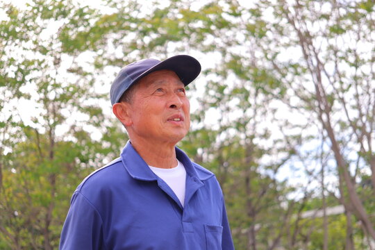 シニア男性　希望　将来　おじさん


