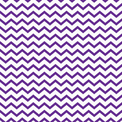 Vector seamless pattern with violet and white zig zag stripes in cartoon style. Vector chevron design in purple color
