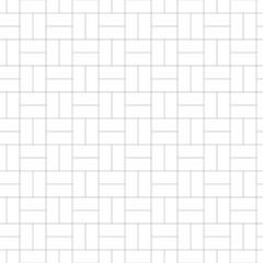 Seamless pattern with parquet ornament. Bricks cladding floor. Rectangle slabs tessellation image. Repeated stones ornamental background. Mosaic motif. Flooring wallpaper. Digital paper. Vector art.