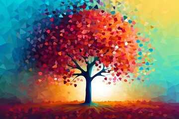 Obraz na płótnie Canvas Tree in autumn