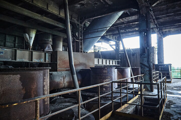 Stara opuszczona Cementownia w jednym z polskich miast