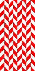 Obraz premium Zigzag geometric seamless pattern. Modern op art striped abstract background.