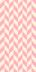 Zigzag geometric seamless pattern. Modern op art striped abstract background.
