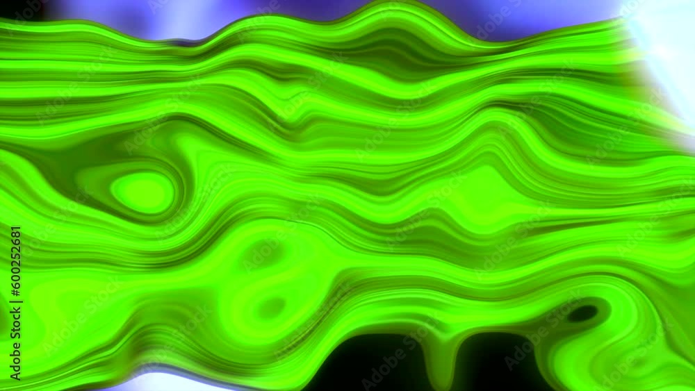 Poster bright flashing pattern of liquid lines on background of moving glow. motion. high-speed flashing of
