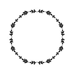 doodle plant ring hand drawn