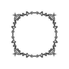 doodle plant ring hand drawn