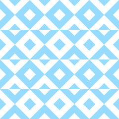 Fototapeta premium Geometric seamless pattern with rhombuses. Modern op art abstract background.